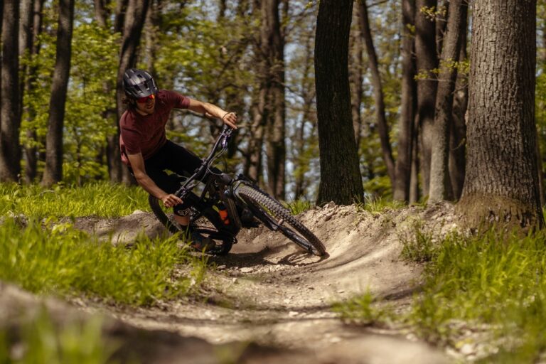 Downhill mountain biking