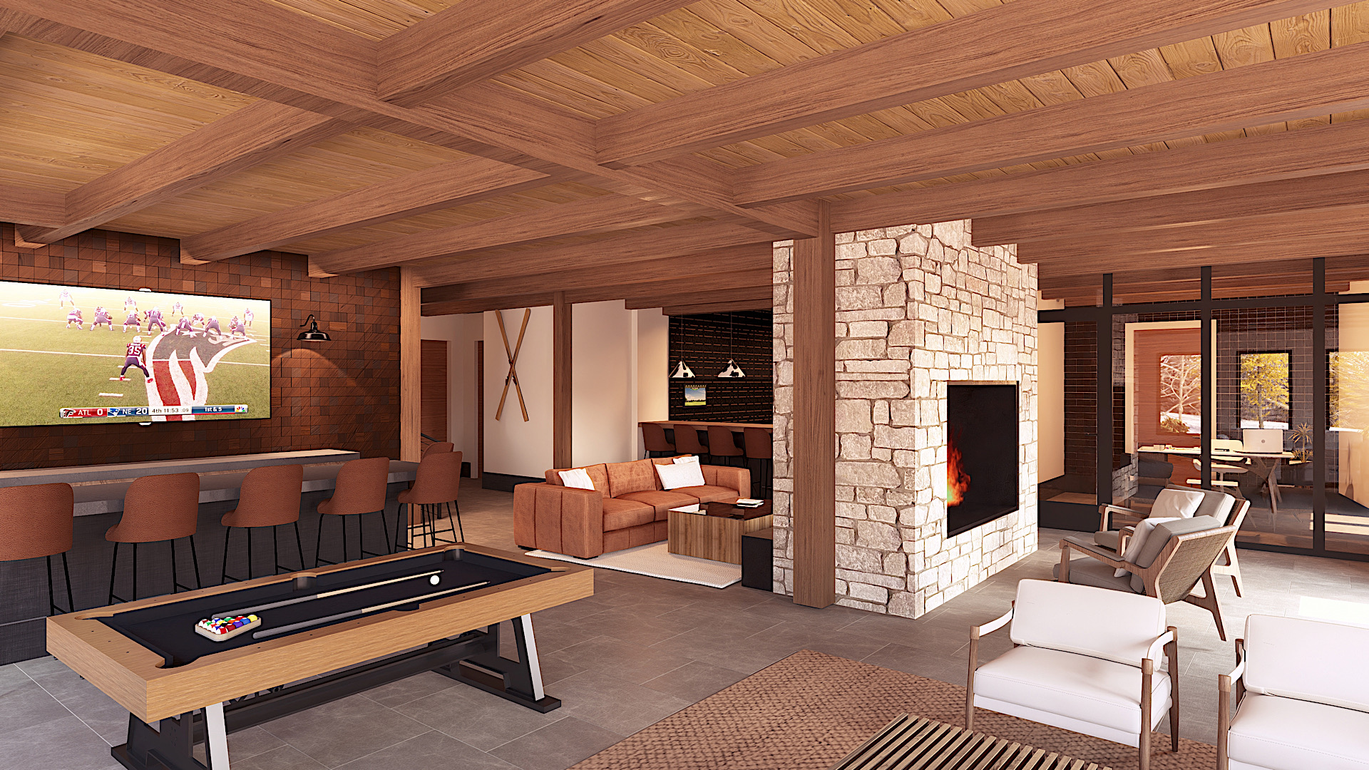 Members-only lounge at The Nest