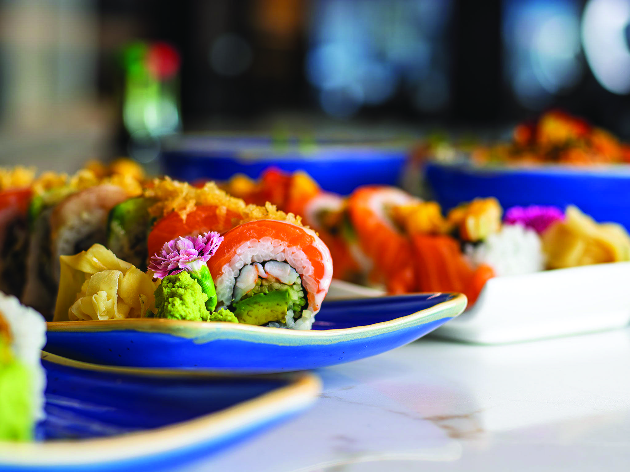 Sushi at Snowfish, one of South Peak's new restaurants